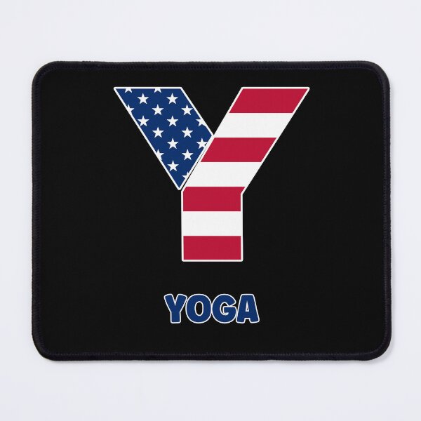 Item preview, Letter Y USA flag yoga designed and sold by Astralia.