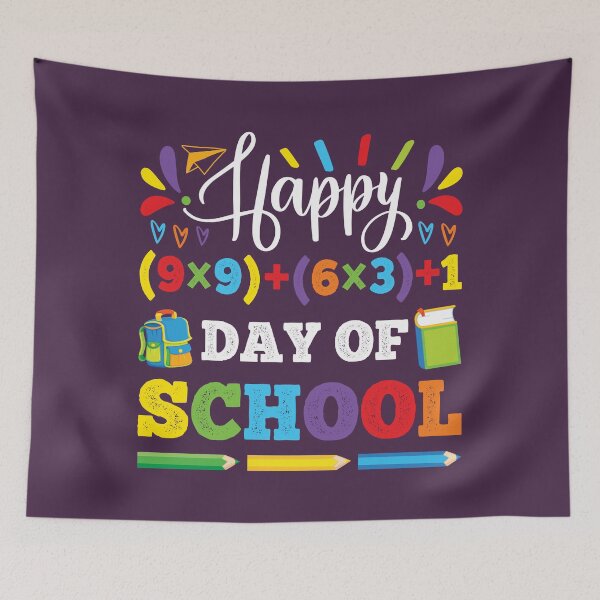 Item preview, Happy 100th days of school funny bleached math teacher mathematique design gift idea for teacher & students youth teen and kindergarten designed and sold by Prince - Bestseller ★★★★★.