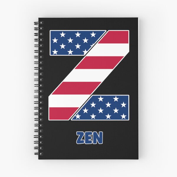 Item preview, Letter Z flag USA zen designed and sold by Astralia.