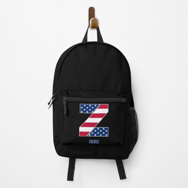 Item preview, Letter Z flag USA zen designed and sold by Astralia.