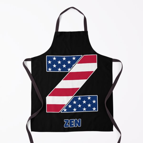 Item preview, Letter Z flag USA zen designed and sold by Astralia.