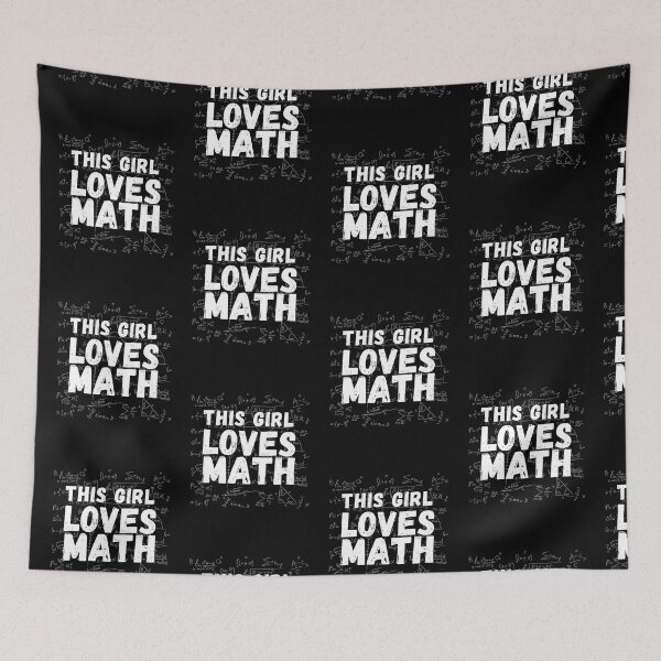 Item preview, This girl loves math designed and sold by ronaldsonou.