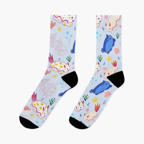 Item preview, Copia de Cute Nudibranchs on Baby Blue designed and sold by mixMixtli.