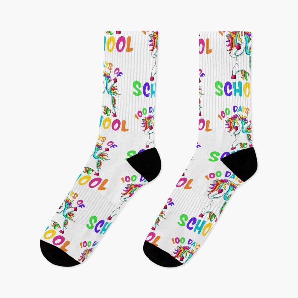 Item preview, 100 days of school dabbing unicorn- teacher - kindergarten, preschool, elementary, middle school designed and sold by CaitU.