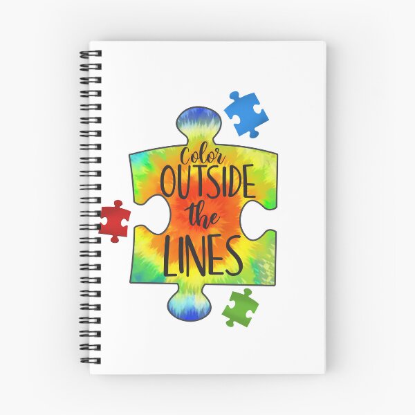 Item preview, color outside the lines  puzzle austim designed and sold by TjStudio.