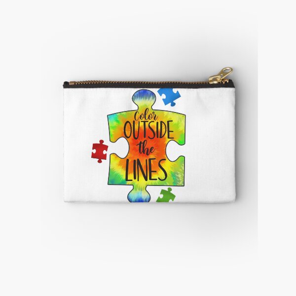 Item preview, color outside the lines  puzzle austim designed and sold by TjStudio.