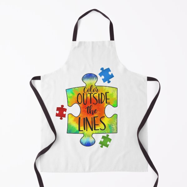 Item preview, color outside the lines puzzle austim designed and sold by TjStudio.