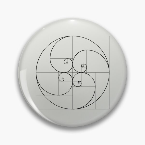 Item preview, Fibonacci Spiral, Golden Ratio, Geometry, Architecture, Phi, Circle designed and sold by nitty-gritty.