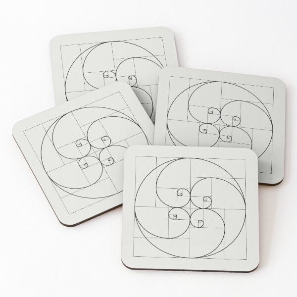 Item preview, Fibonacci Spiral, Golden Ratio, Geometry, Architecture, Phi, Circle designed and sold by nitty-gritty.