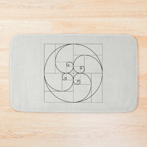 Item preview, Fibonacci Spiral, Golden Ratio, Geometry, Architecture, Phi, Circle designed and sold by nitty-gritty.