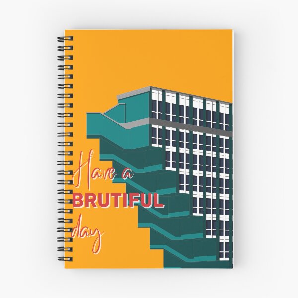 Item preview, Have A Brutiful Day,Valentines Card National Cooperative Development Corporation, India, Colour , Brutalist Print, Print, Artwork, Illustration, Brutalist Architecture, Architecture Print designed and sold by sketchingarchi.