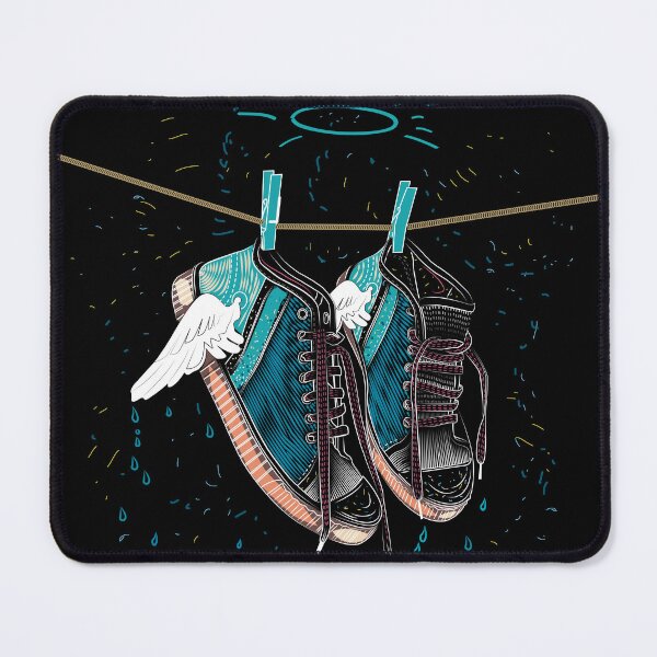 Item preview, Winged Blue Shoes designed and sold by ERISIDESIGN.