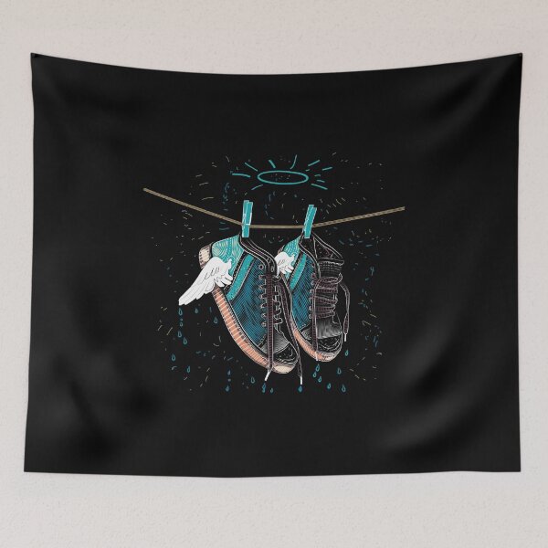 Item preview, Winged Blue Shoes designed and sold by ERISIDESIGN.
