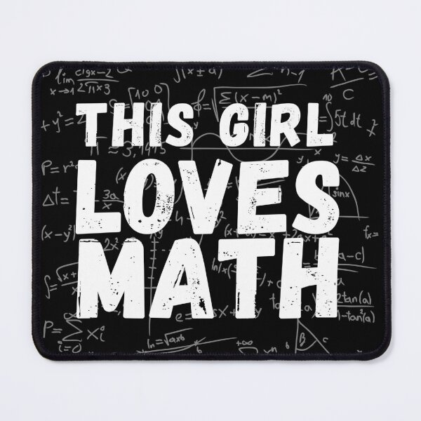 Item preview, This girl loves math designed and sold by ronaldsonou.