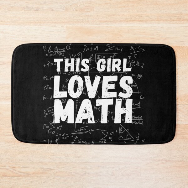 Item preview, This girl loves math designed and sold by ronaldsonou.