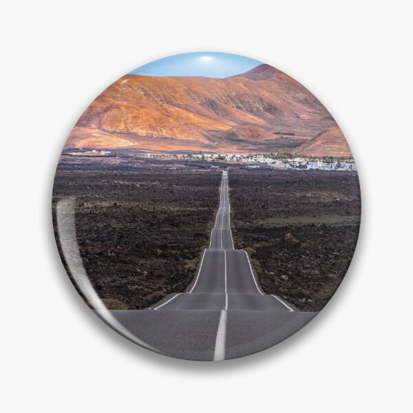 Item preview, Lanzarote long road volcanic landscape designed and sold by iCimages.net.
