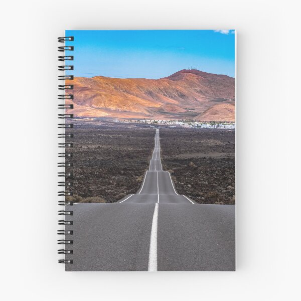 Item preview, Lanzarote long road volcanic landscape designed and sold by iCimages.net.