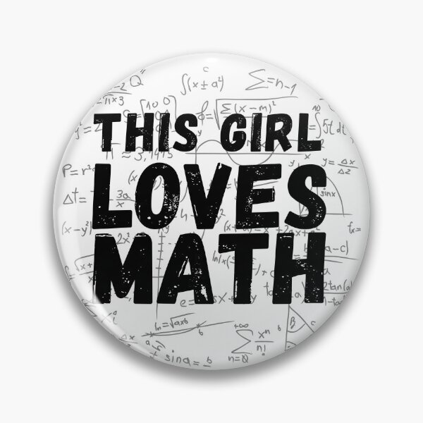 Item preview, This girl loves math designed and sold by ronaldsonou.