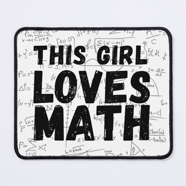 Item preview, This girl loves math designed and sold by ronaldsonou.