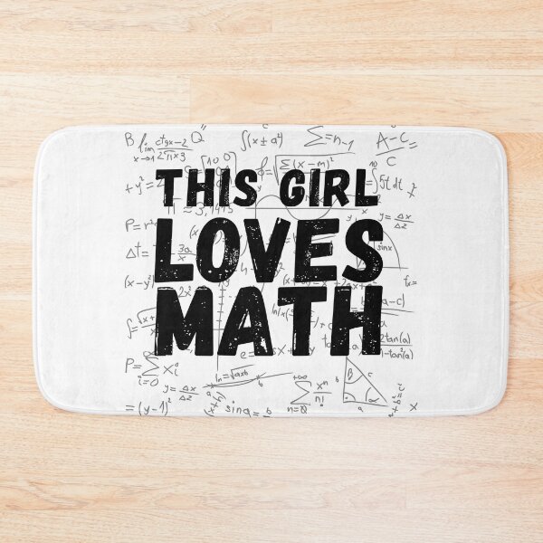 Item preview, This girl loves math designed and sold by ronaldsonou.