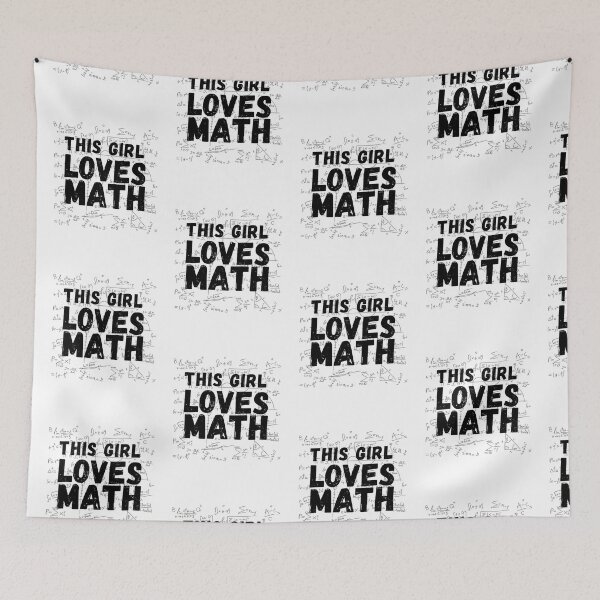 Item preview, This girl loves math designed and sold by ronaldsonou.
