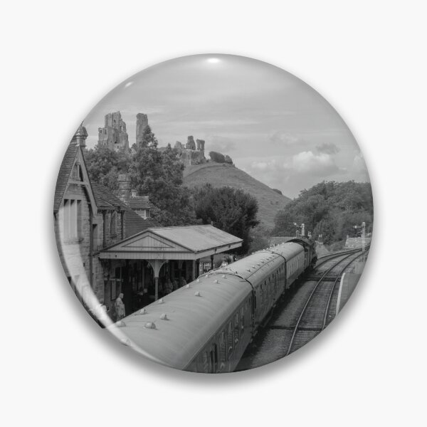 Item preview, Corfe Castle in monochrome designed and sold by cdkphotos.