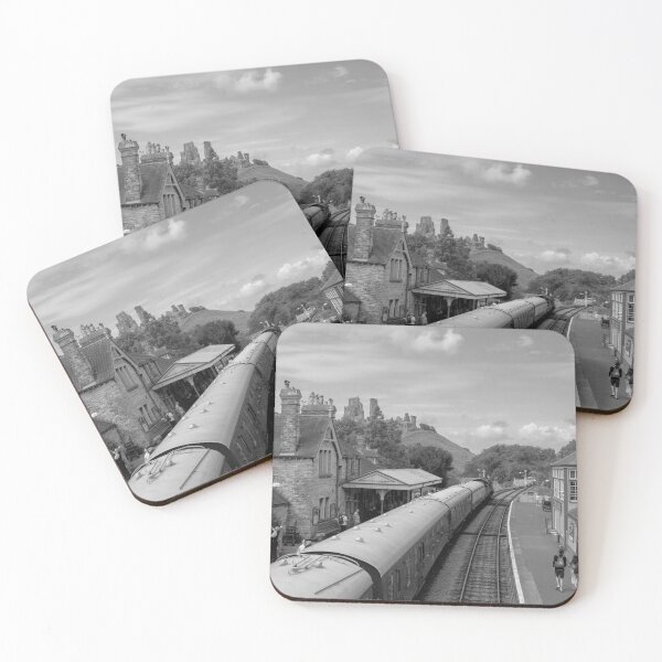 Item preview, Corfe Castle in monochrome designed and sold by cdkphotos.