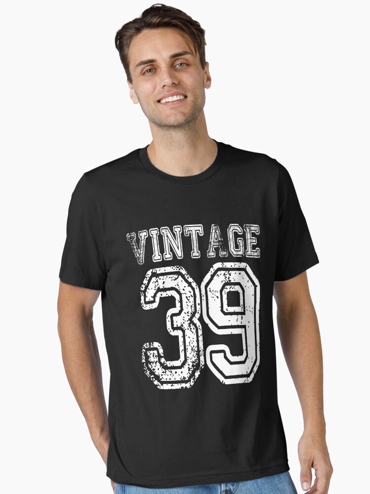 Vintage 39 2039 1939 T-shirt Birthday Gift Age Year Old Boy Girl