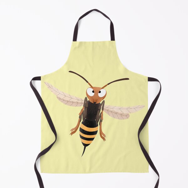 Item preview, Funny angry hornet wasp cartoon illustration designed and sold by FrogFactory.