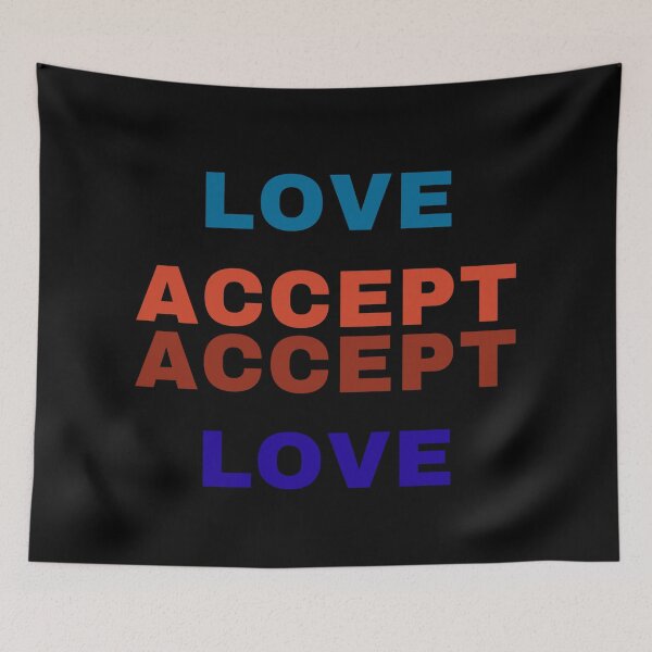 Item preview, LOVE ACCEPT ACCEPT LOVE designed and sold by LTM-tee.