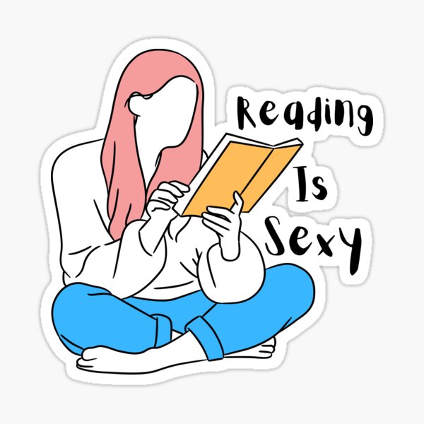 Item preview, Reading is sexy- Pink Attractive Book Lover  designed and sold by Anxatzi.