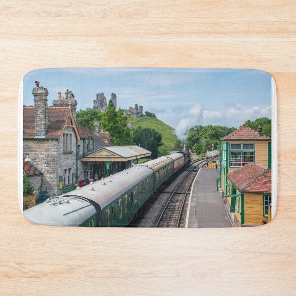 Item preview, Steam train at Corfe Castle designed and sold by cdkphotos.