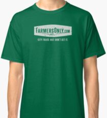 Farmers Only (white logo) Classic T-Shirt