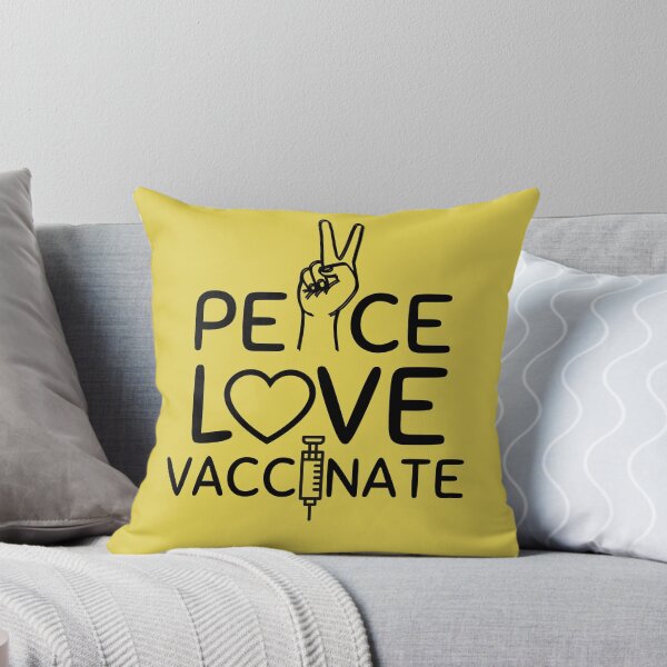 Item preview, Peace Love Vaccinate, Funny quote designed and sold by AmeliaStore1.