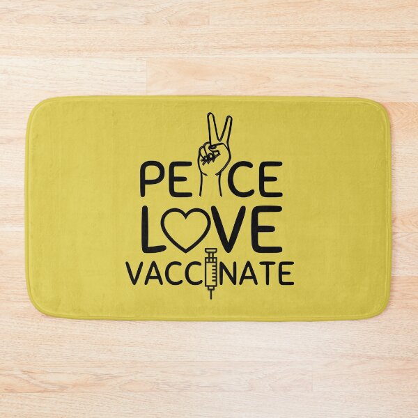 Item preview, Peace Love Vaccinate, Funny quote designed and sold by AmeliaStore1.