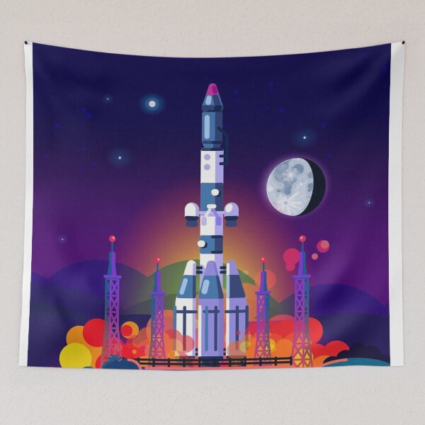 Item preview, Rocket Launch-illustration  designed and sold by Aadiimanavv.