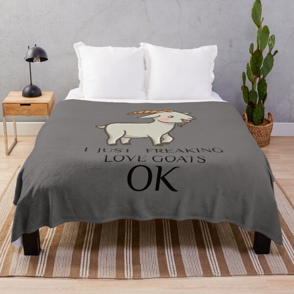 Item preview, I Just Freaking Love Goats Ok, Funny Goats designed and sold by MGHdesign.
