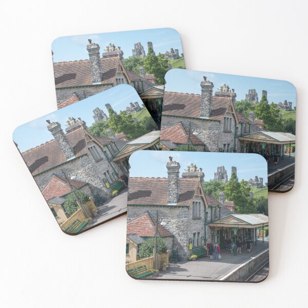 Item preview, Corfe Castle train station designed and sold by cdkphotos.