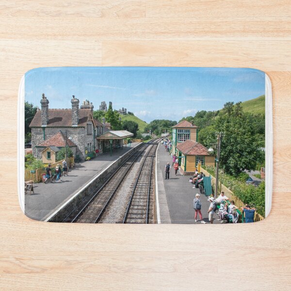 Item preview, Corfe Castle and railway station designed and sold by cdkphotos.