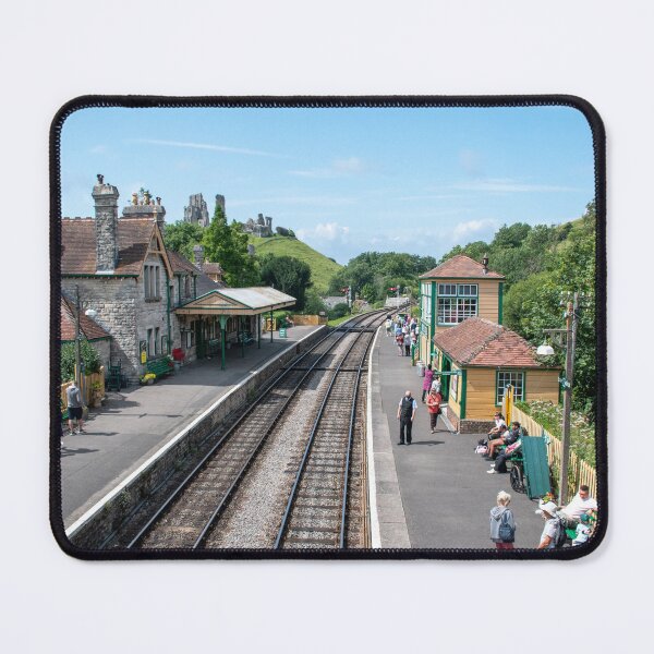 Item preview, Corfe Castle and railway station designed and sold by cdkphotos.