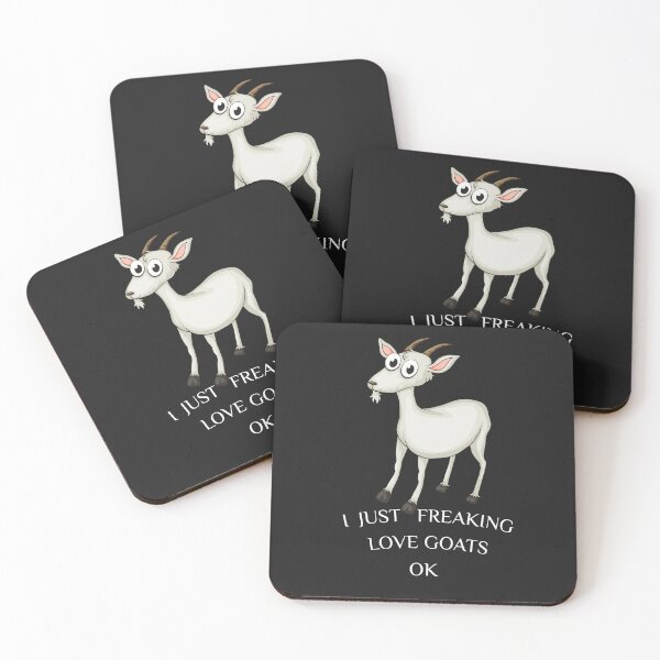 Item preview, I Just Freaking Love Goats Ok, Funny Goats designed and sold by MGHdesign.