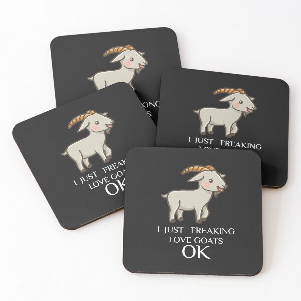 Item preview, I Just Freaking Love Goats Ok, Funny Goats designed and sold by MGHdesign.