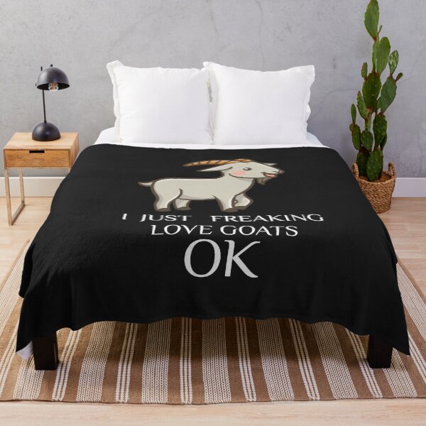 Item preview, I Just Freaking Love Goats Ok, Funny Goats designed and sold by MGHdesign.