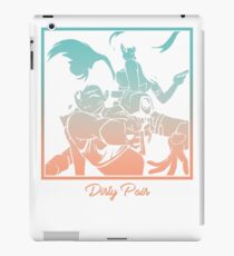 Dirty Pair Transparent iPad Case/Skin