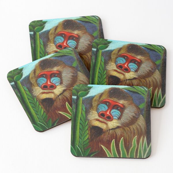Item preview, henri Rousseau -  Mandrill in the Jungle 1909 designed and sold by kinsley45.