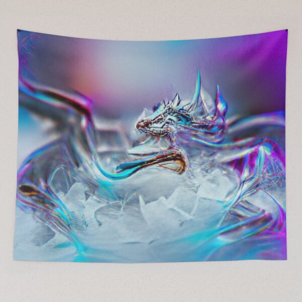 Item preview, Iced Dragon Nature Art Work. designed and sold by Sloyar.