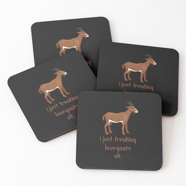 Item preview, I Just Freaking Love Goats Ok, Funny Goats designed and sold by MGHdesign.