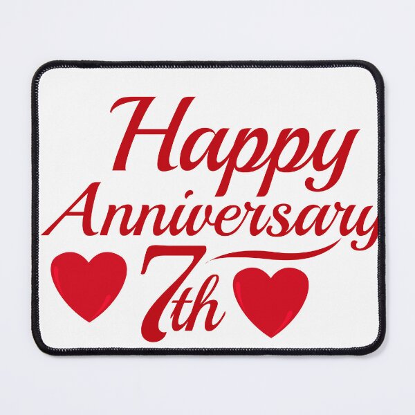 Item preview, happy anniversary 7th designed and sold by win Design.