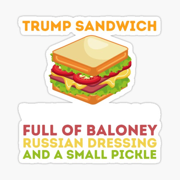 Vista previa del artículo con la obra «Trump Sandwich - Funny Joe Biden Supporter Anti Trump print», diseñado y vendido por KaizenNU.