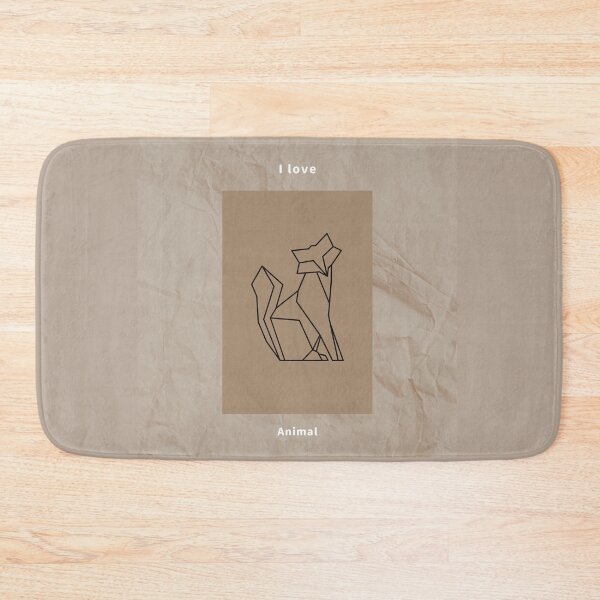 Item preview, 【Brown】I love animal Text designed and sold by wSmileFlowerw.